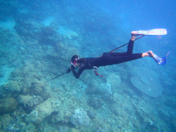 今だけ限定特典｜大判マイクロファイバータオル1枚プレゼント！ 釣り 道具 | 一本銛+五又銛 水中銃・手銛5点セット - スキューバダイビング用