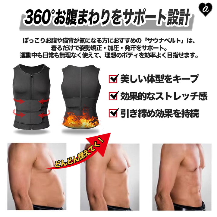 トレーニング器具 | 加圧トレーニング用サウナベスト 男女兼用・洗濯可