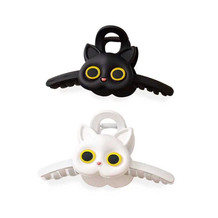 小物 その他 | 白猫・黒猫ヘアクリップ 髪留めアクセサリー