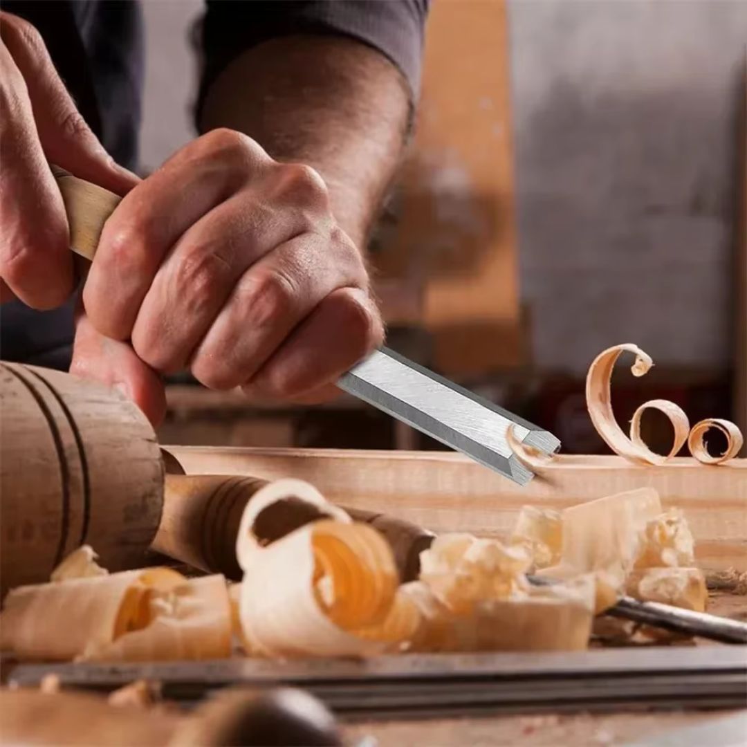 アウトドア用品 その他 | 大工用たたきノミ5本セット - 木材加工工具