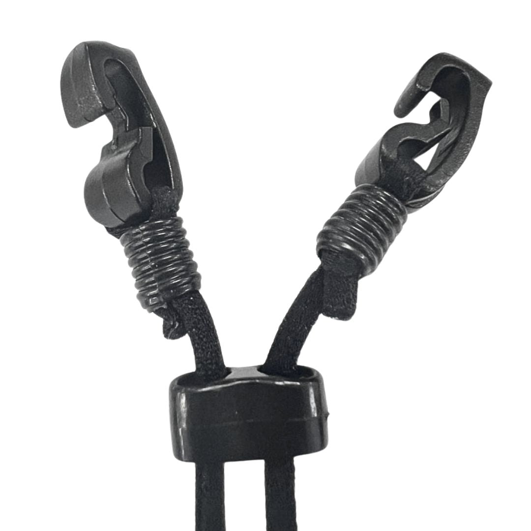 黒紐 ーVer1ー 細め 1本 おしゃれ マスクフック マスクバンド かわいい 痛くない 耳が痛くなりにくい グッズ マスク フック バンド 可愛い 耳が痛い 長時間 快適 女性 男性 軽量 サイズ調節可能 長さ調節 マスククリップ マスクフック