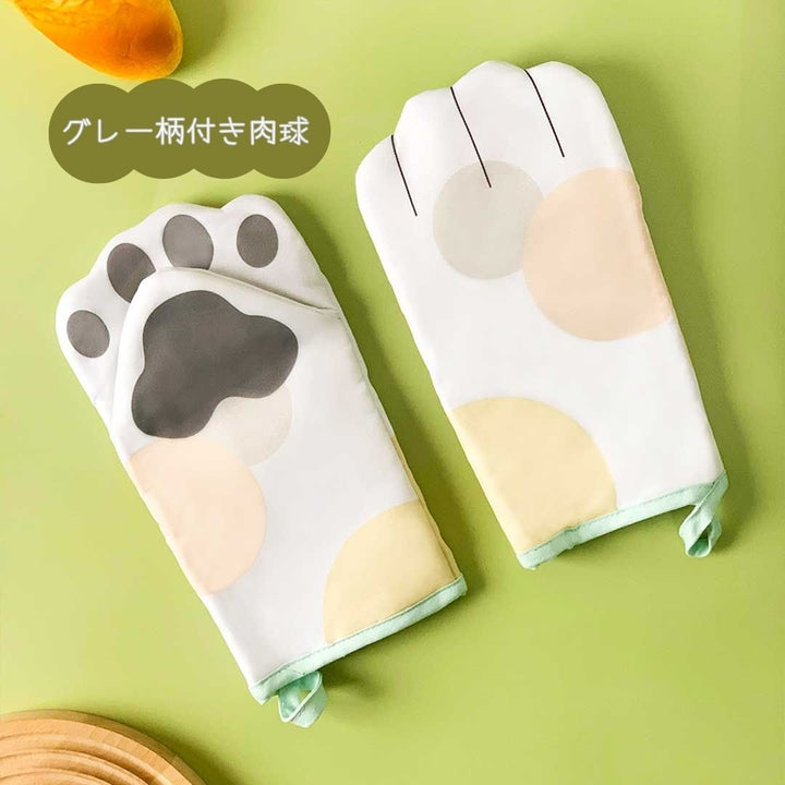 雑貨 その他 | 猫柄キッチンミトン：オーブン・電子レンジ対応