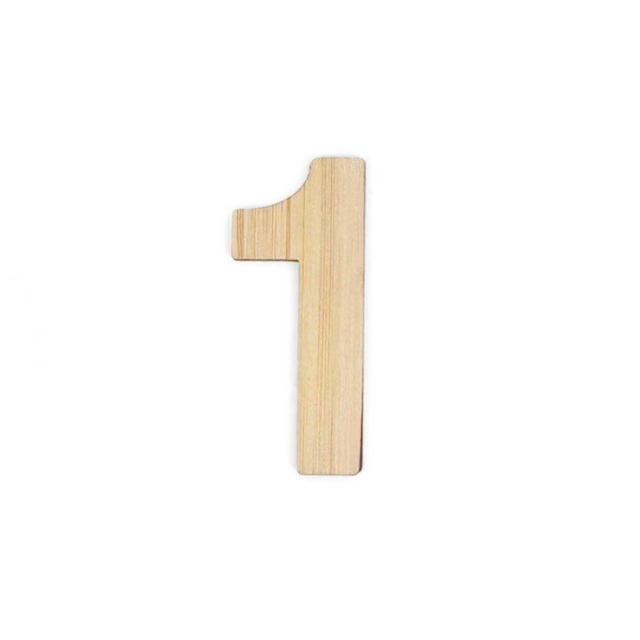 インテリア雑貨 その他 | 竹製ゴシック部屋番号プレート 屋外対応10種類選択可能