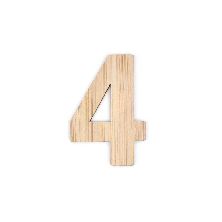 インテリア雑貨 その他 | 竹製ゴシック部屋番号プレート 屋外対応10種類選択可能