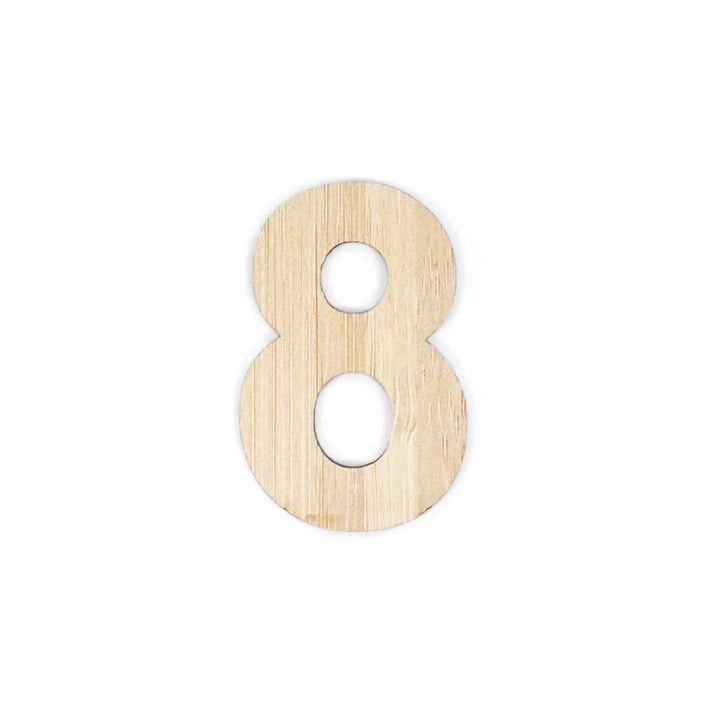 インテリア雑貨 その他 | 竹製ゴシック部屋番号プレート 屋外対応10種類選択可能