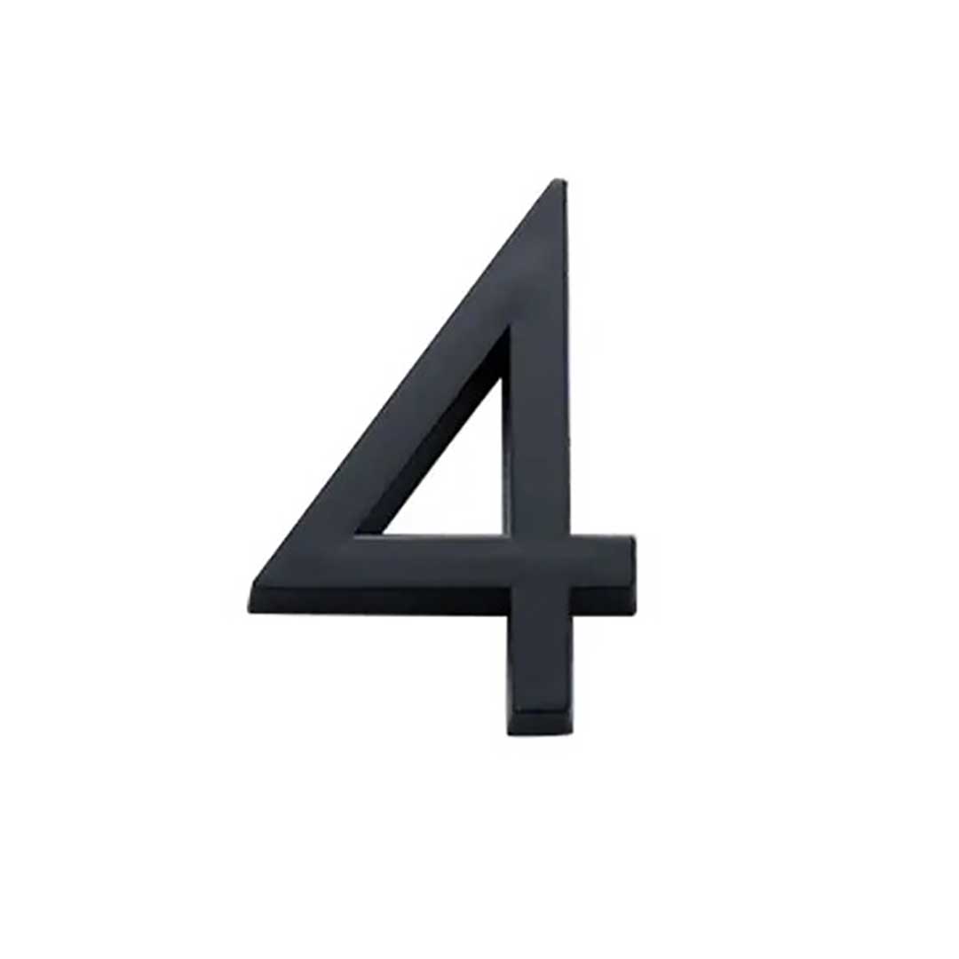 インテリア雑貨 その他 | ゴシック数字部屋番号プレート ブラック立体デザイン