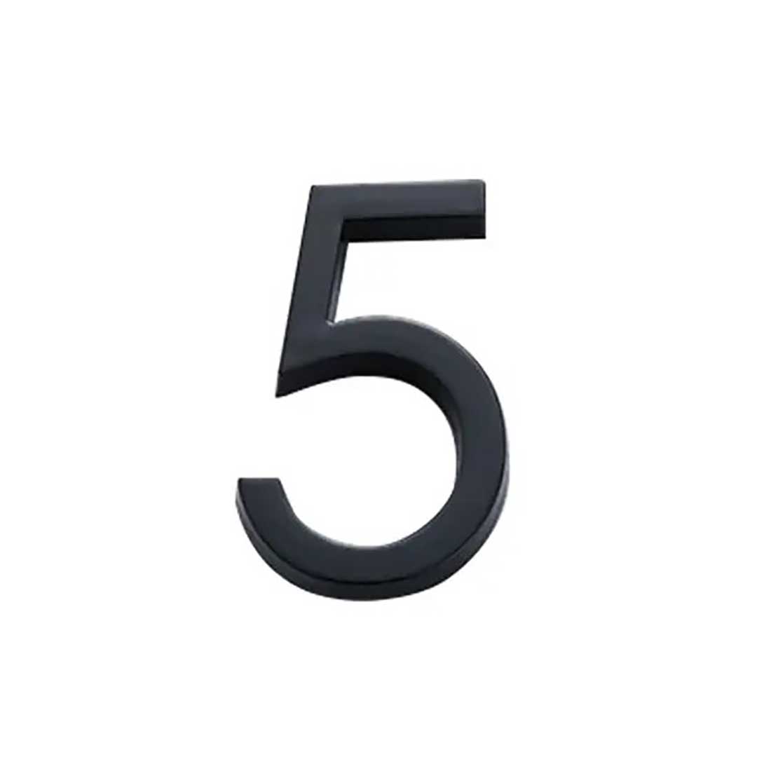 インテリア雑貨 その他 | ゴシック数字部屋番号プレート ブラック立体デザイン