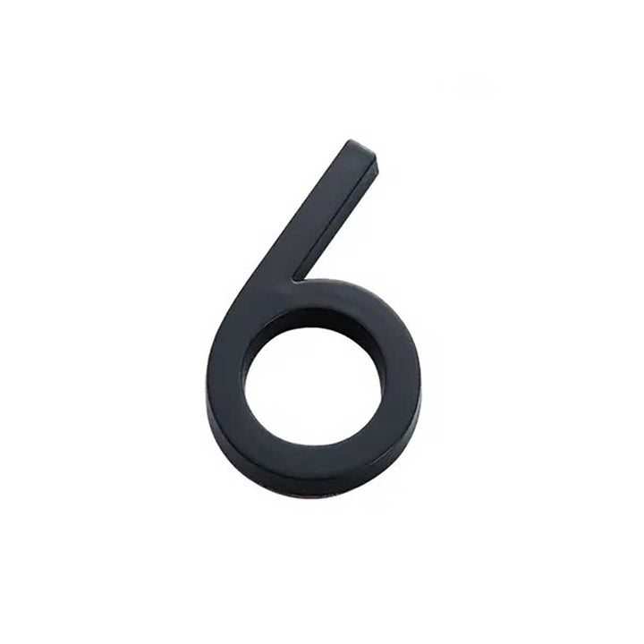 インテリア雑貨 その他 | ゴシック数字部屋番号プレート ブラック立体デザイン