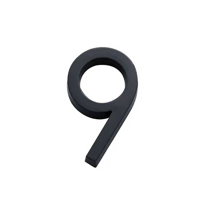 インテリア雑貨 その他 | ゴシック数字部屋番号プレート ブラック立体デザイン