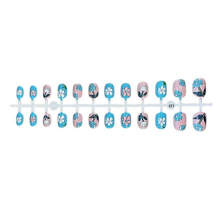 コスメティック | ブルーキャットバラエティー ネイルチップ 子供用 24個入り