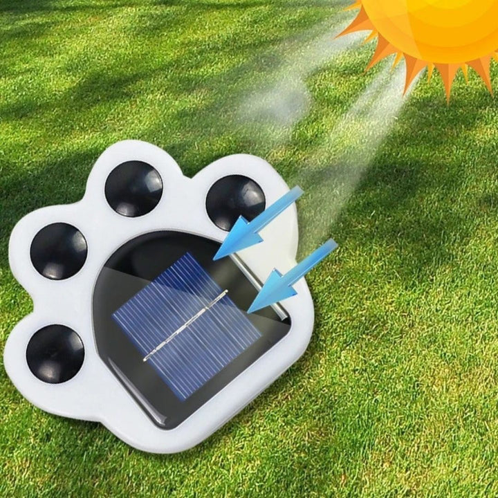 インテリア照明 | 猫の肉球ソーラーガーデンライト8個セット IP65防水 LED