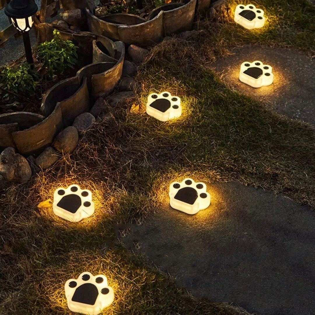 インテリア照明 | ソーラー肉球形ガーデンライト LED 屋外用 IP65防水