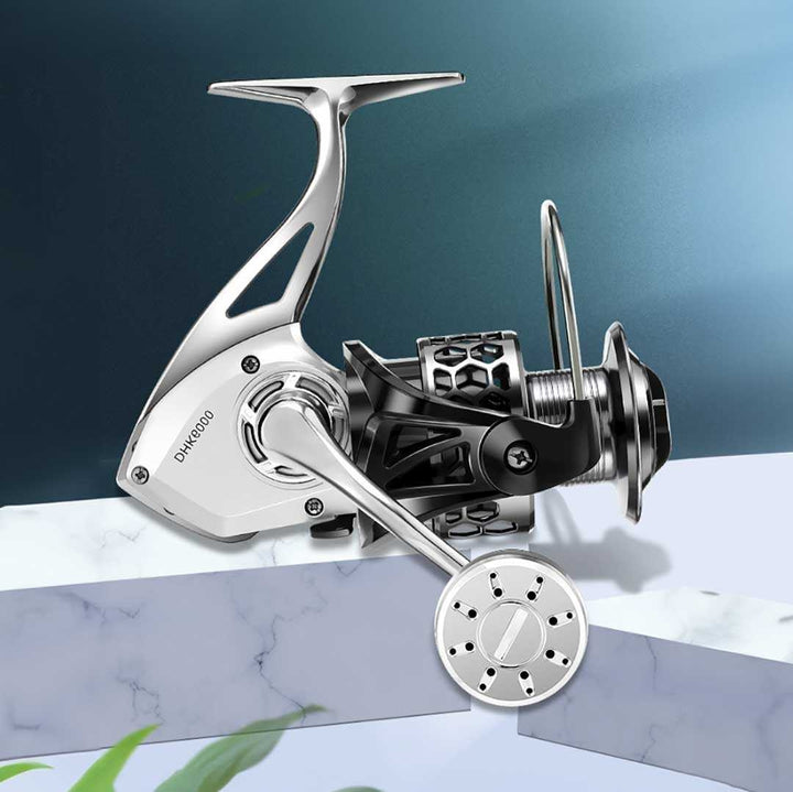 釣り 道具 | DHK 3000 ブラックハニーフルメタル スピニングリール 8kg耐荷重