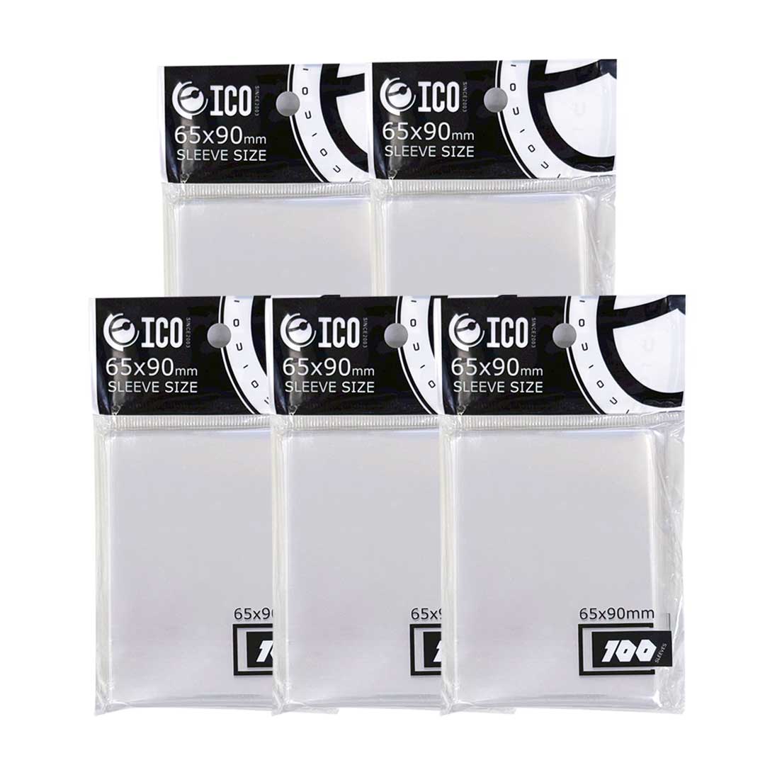 トレカケース | ポケカ・遊戯王対応 透明インナースリーブ100枚×5セット ジャストサイズ