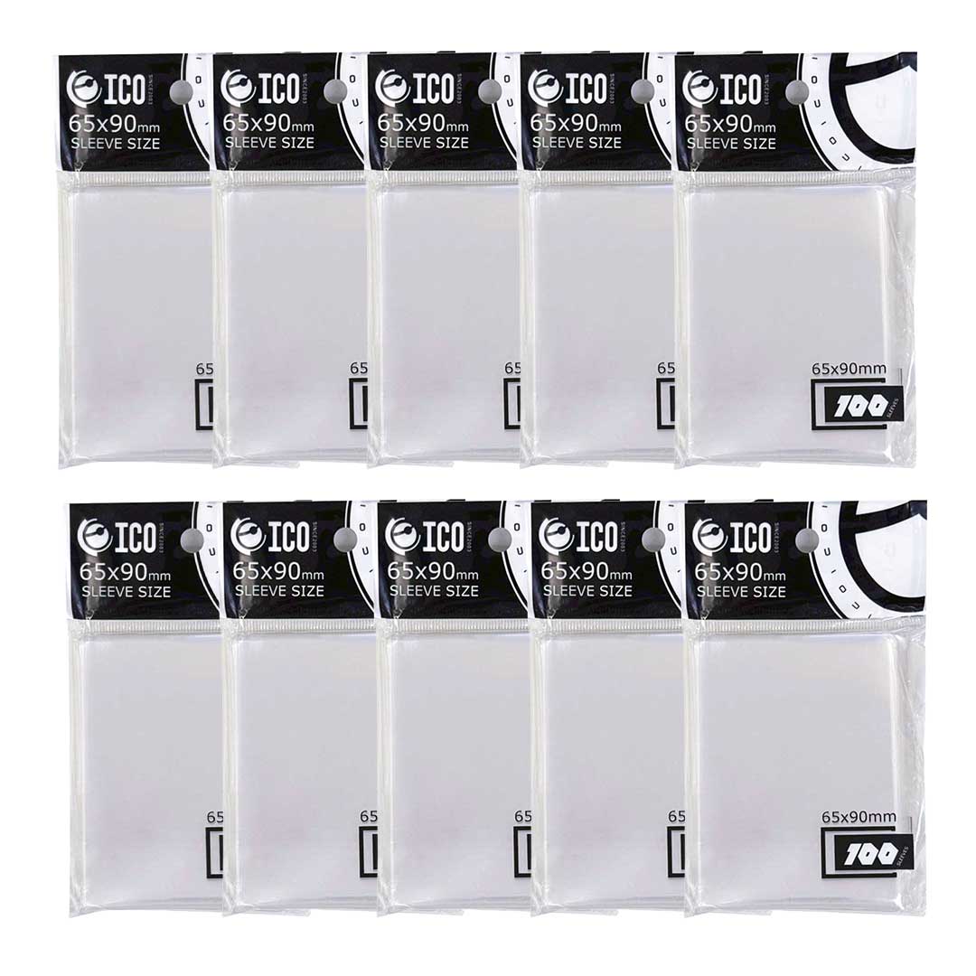 トレカケース | ポケカ・遊戯王対応 透明インナースリーブ100枚×10セット ジャストサイズ