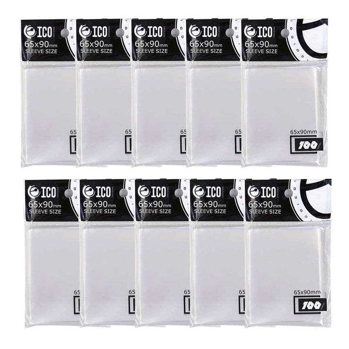 トレカケース | ポケカ・遊戯王対応 透明インナースリーブ100枚×10セット ジャストサイズ
