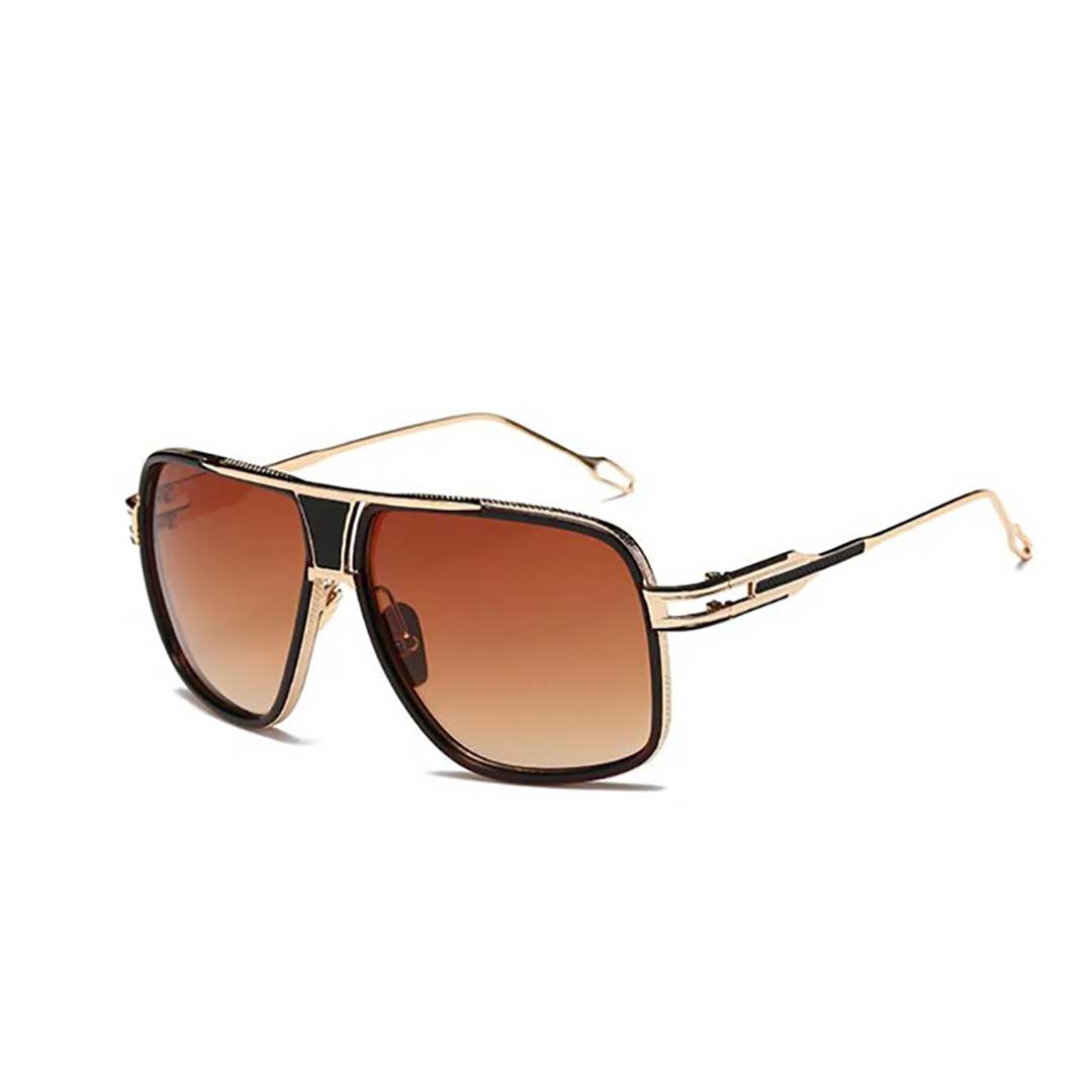 サングラス | レトロ大きめサングラス UVカット 男女兼用