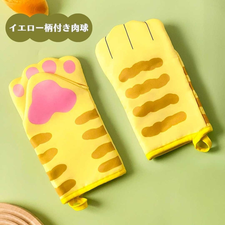 雑貨 その他 | 猫柄キッチンミトン：オーブン・電子レンジ対応