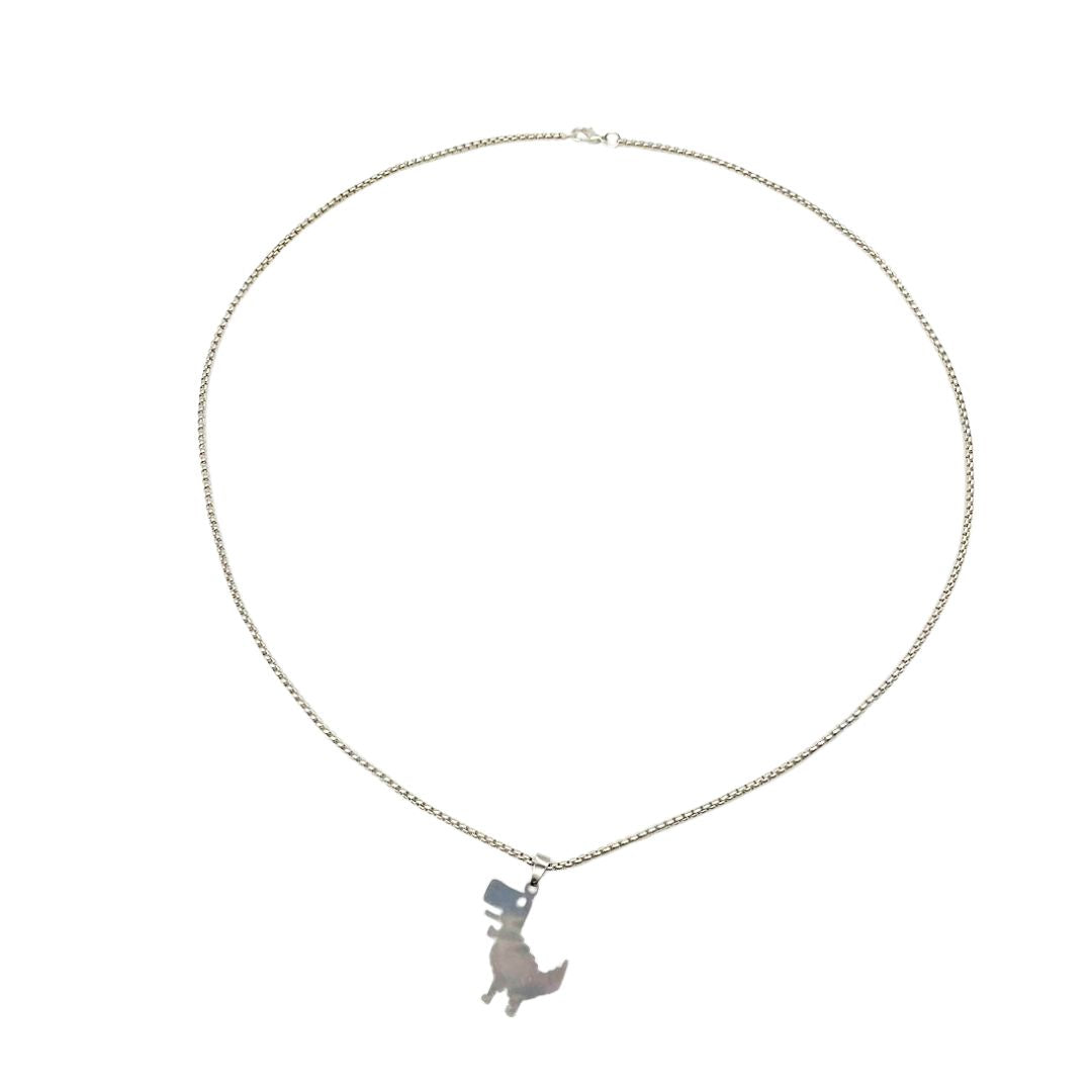 ネックレス | ティラノサウルス シルバーネックレス 男女兼用