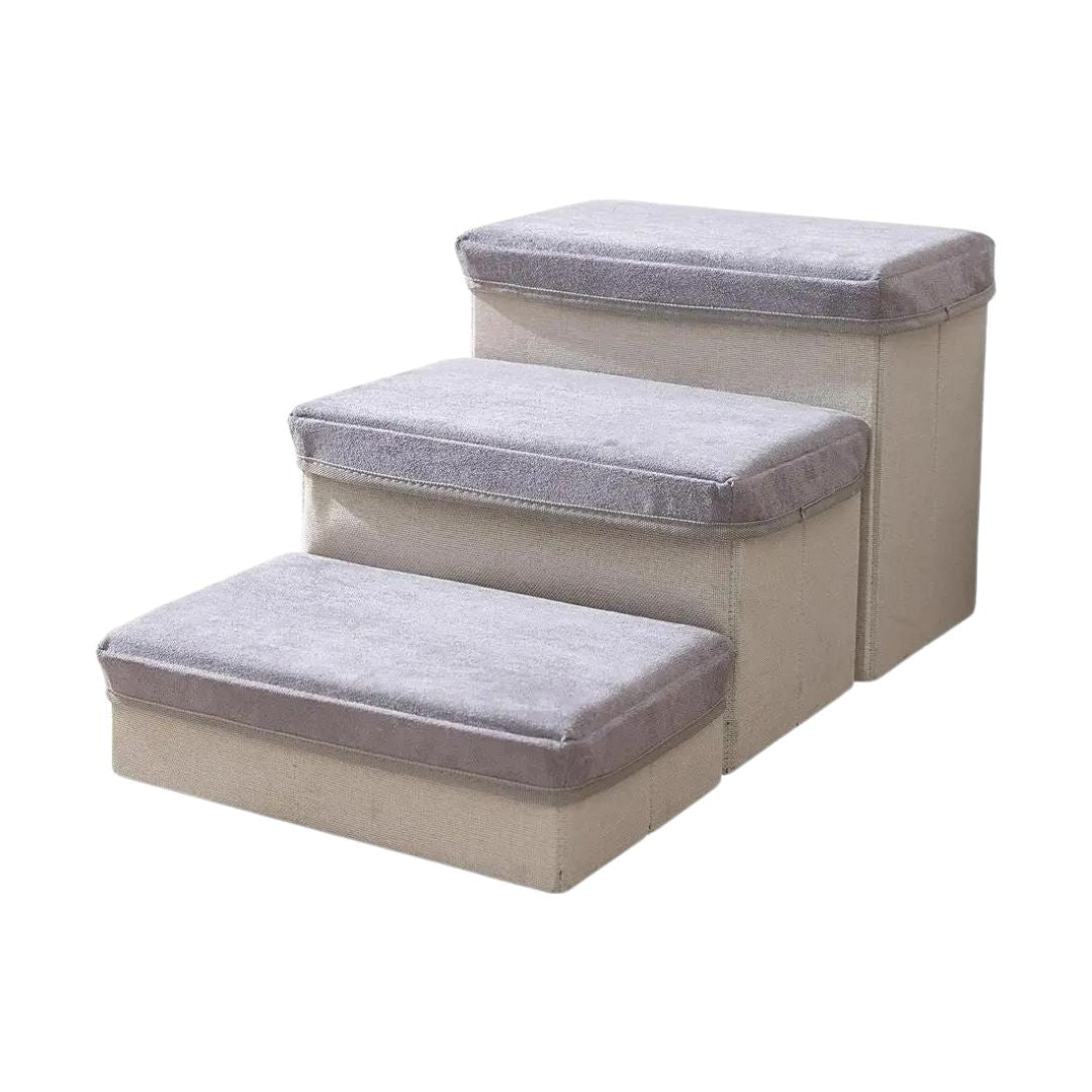ペットグッズ | ペット用ステップ3段 負担軽減・ケガ防止用品