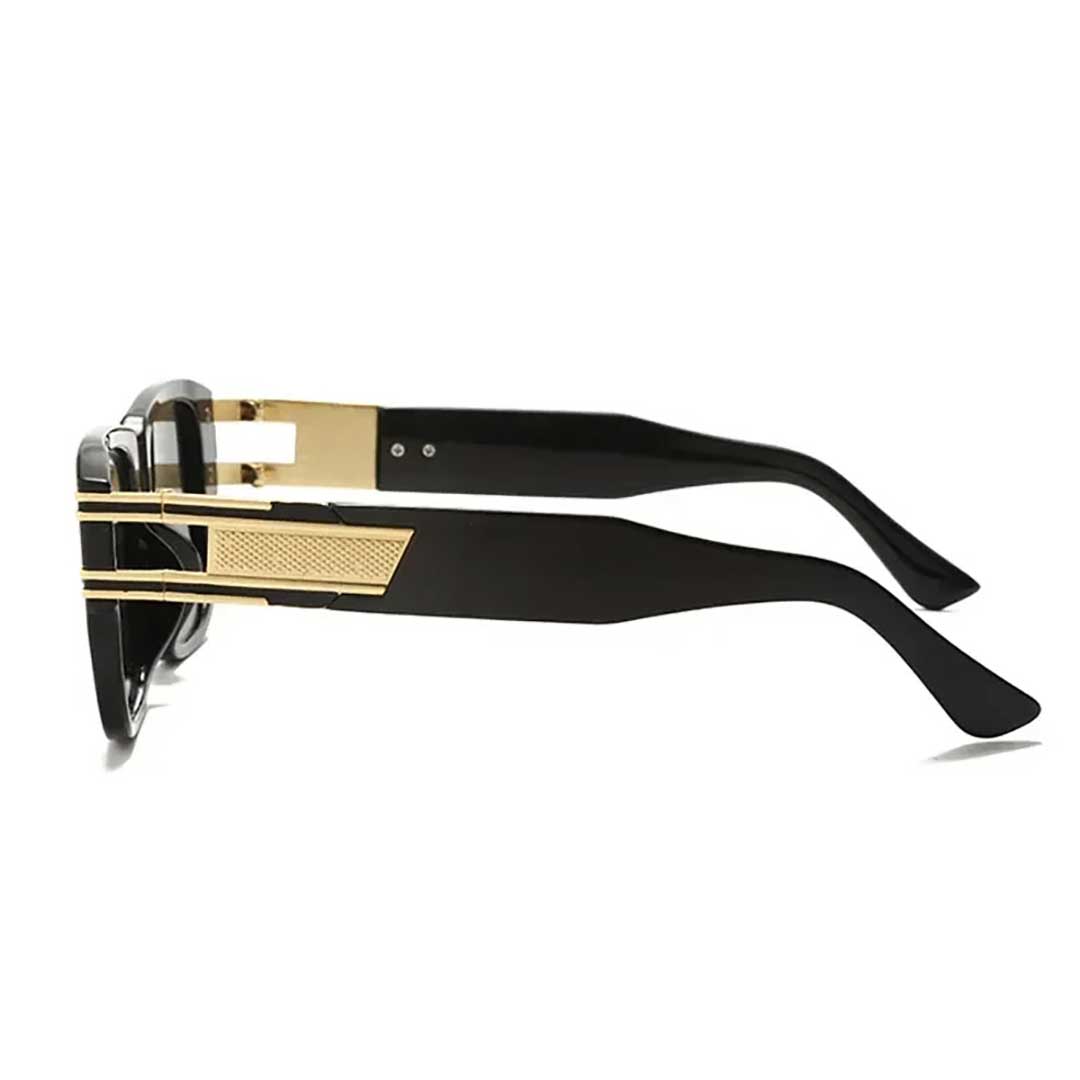 サングラス | ジャガーブラック ゴールデンストライプ サングラス UVカット