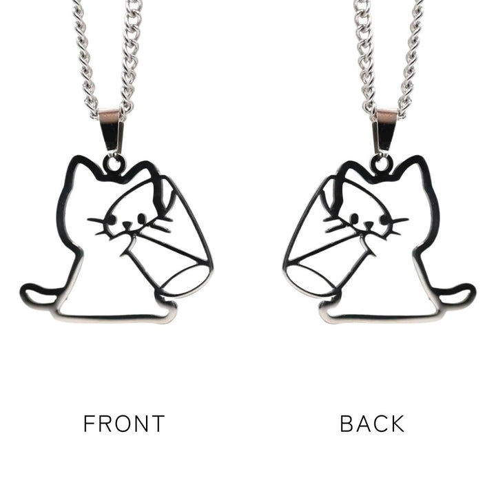 ネックレス | 猫のネックレス ユニセックス HIPHOPジュエリー