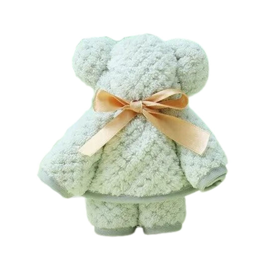 雑貨 その他 | クマ柄ふわふわ厚手ハンカチ | 瞬間吸水・速乾 | ギフト専用袋付き