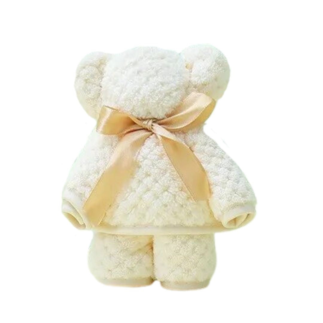 雑貨 その他 | クマ柄ふわふわ厚手ハンカチ | 瞬間吸水・速乾 | ギフト専用袋付き