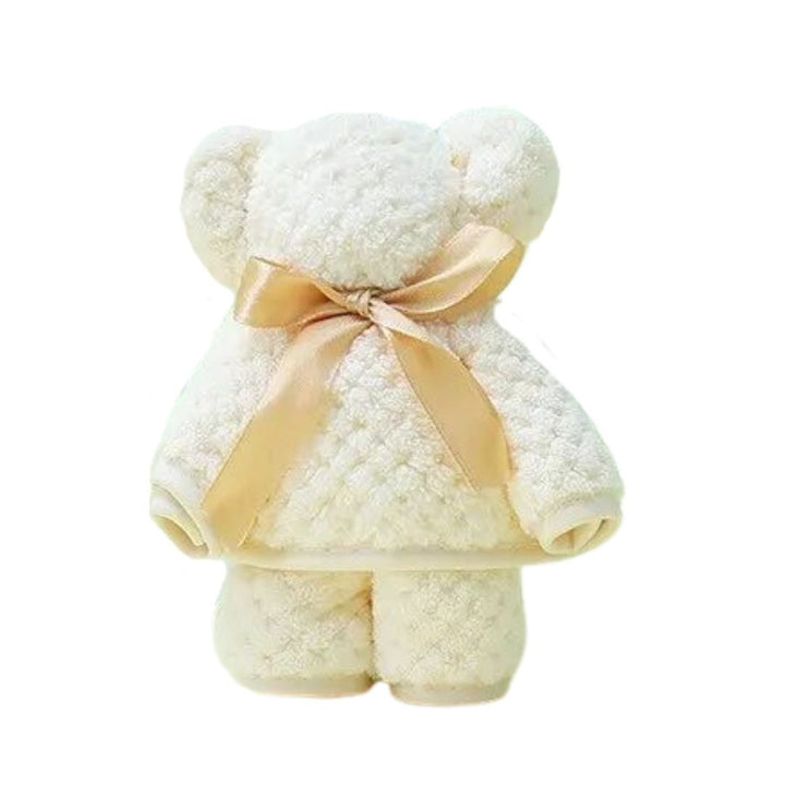 雑貨 その他 | クマ柄ふわふわ厚手ハンカチ | 瞬間吸水・速乾 | ギフト専用袋付き