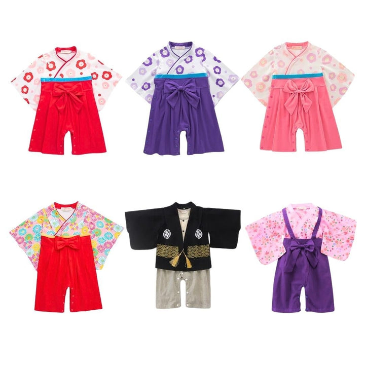 赤ちゃん用品 | ベビー袴風ロンパース | 新生児・赤ちゃん用 | こどもの日・初節句向け