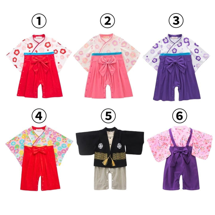 赤ちゃん用品 | ベビー袴風ロンパース | 新生児・赤ちゃん用 | こどもの日・初節句向け