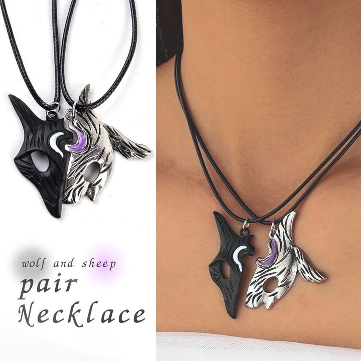 ネックレス | 羊と狼 カップルペアネックレス セット
