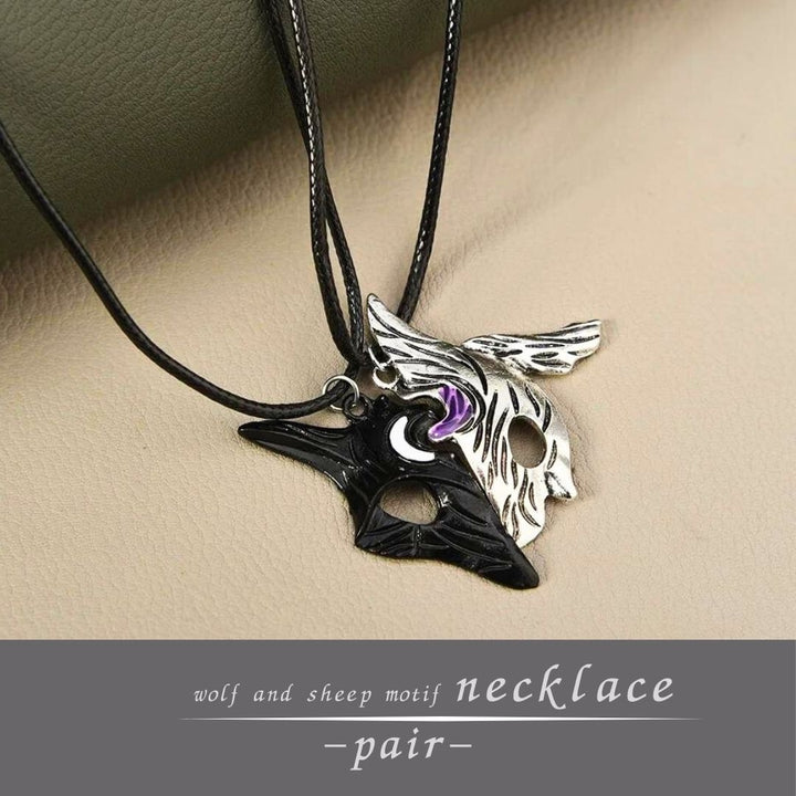ネックレス | 羊と狼 カップルペアネックレス セット