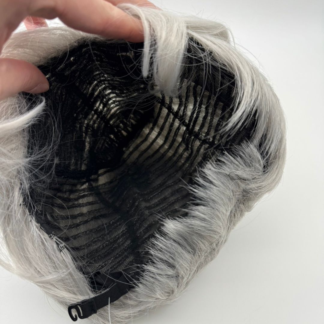 男性ファッション その他 | メンズ ナチュラルビジネスウィッグ - ロマンスグレー、フォーマル対応