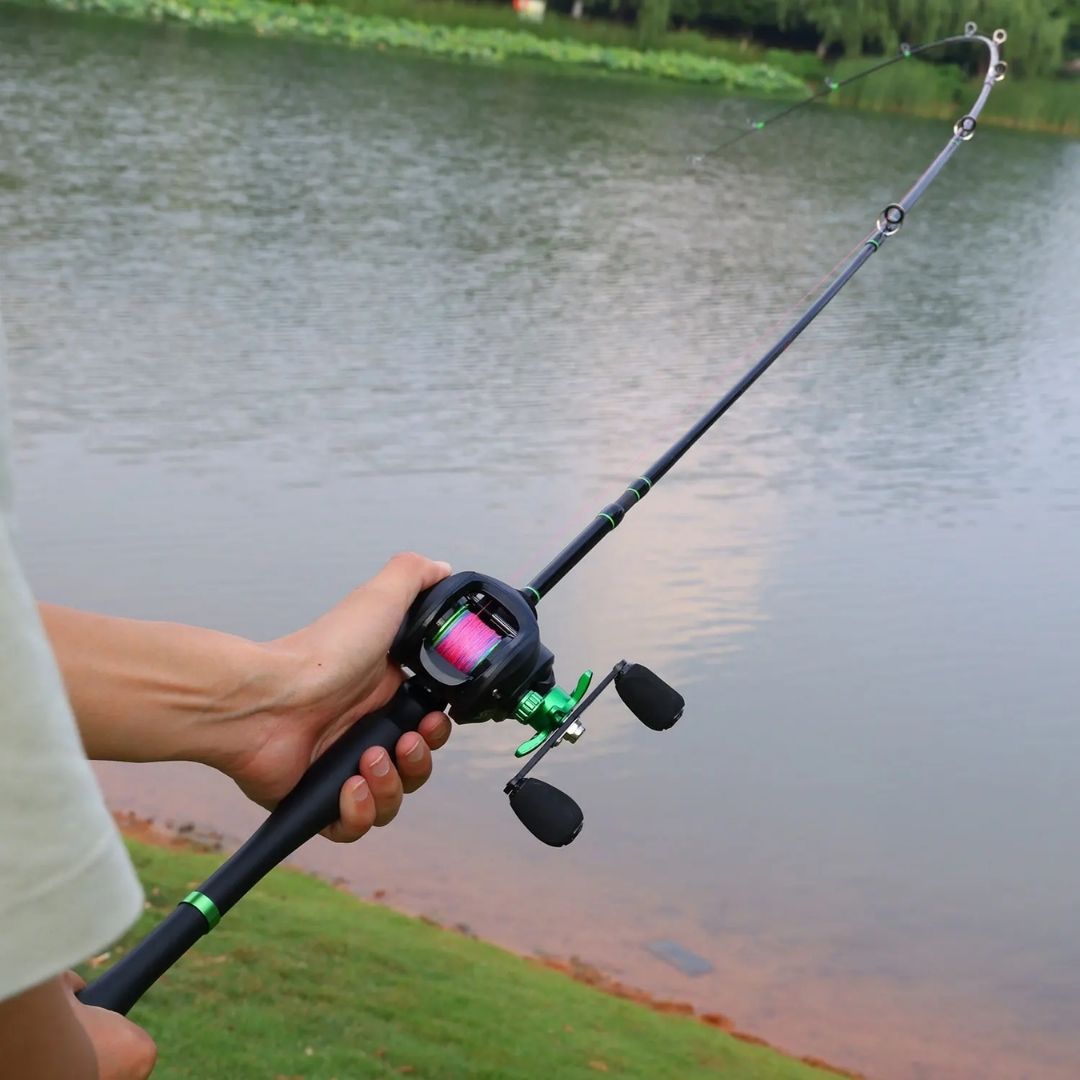 釣り 道具 | 玄武トラベルロッド ライトグリーン 2.1m スピニング・ベイト兼用