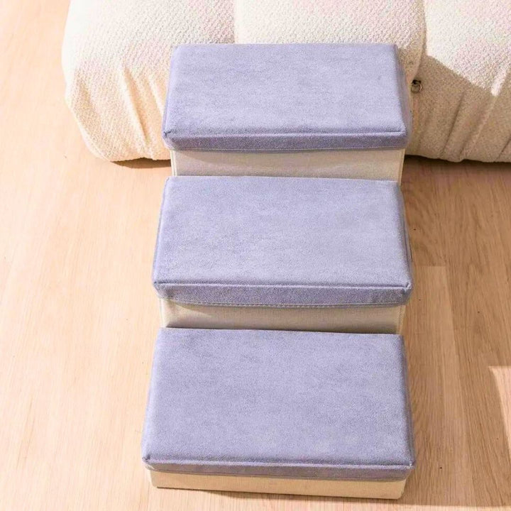 ペットグッズ | ペット用ステップ3段 負担軽減・ケガ防止用品