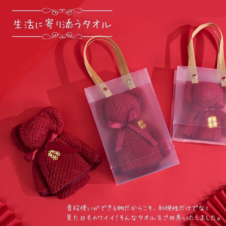 雑貨 その他 | クマ柄ふわふわハンドタオル ギフトセット（速乾・厚手）