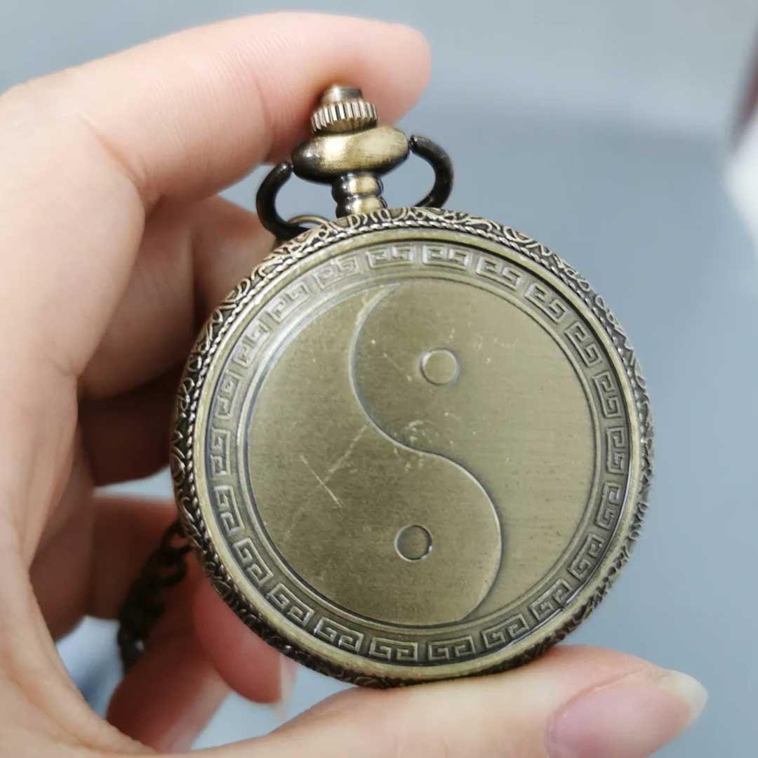 腕時計 | ヴィンテージ懐中時計 ブロンズ チェーン付き