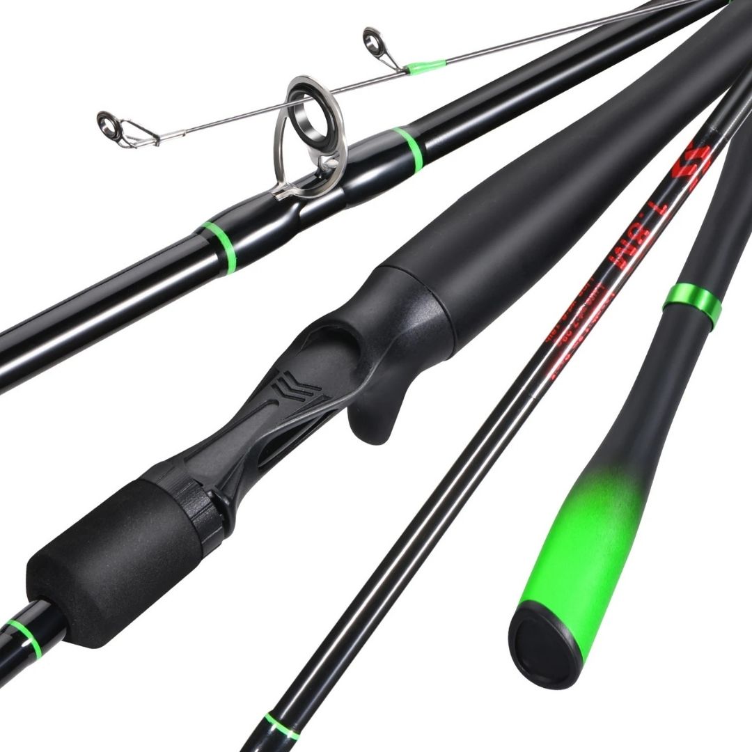 釣り 道具 | 玄武トラベルロッド ライトグリーン 2.1m スピニング・ベイト兼用