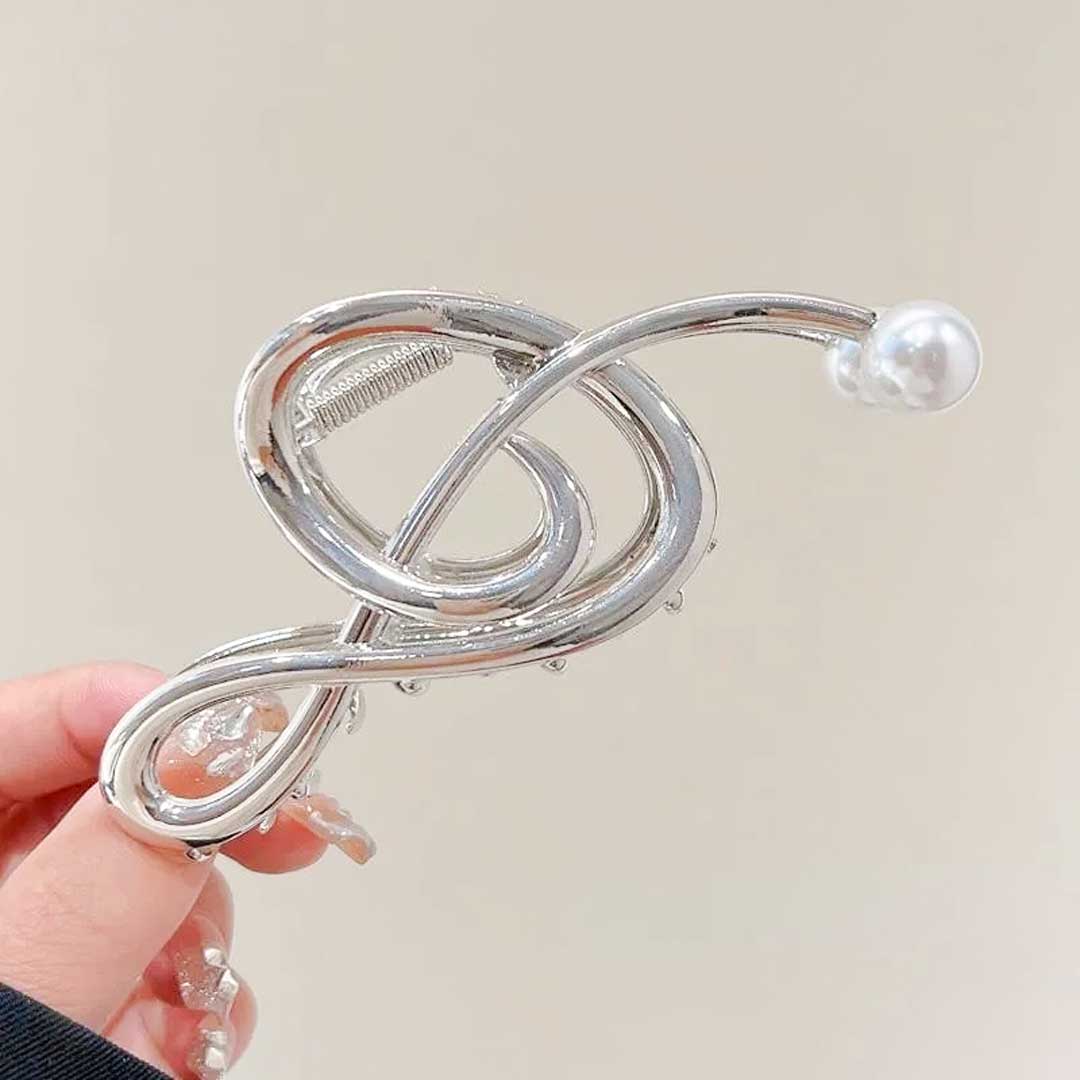 小物 その他 | 音符デザインヘアクリップ ゴールド/シルバー シンプルエスニック