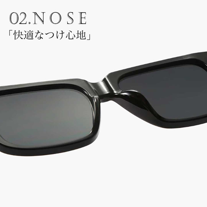 サングラス | ジャガーブラック ゴールデンストライプ サングラス UVカット