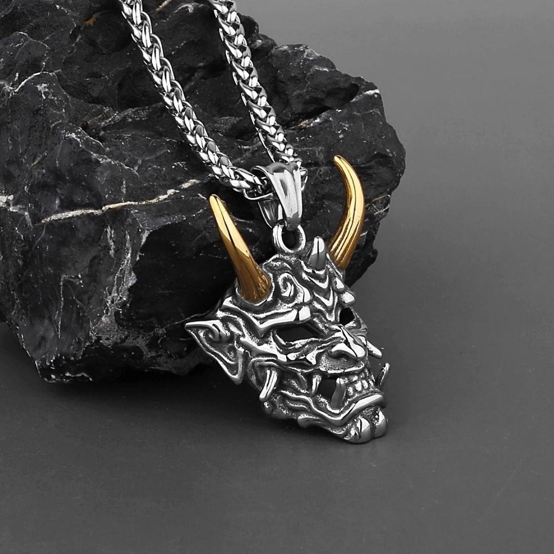 ネックレス | 黄金の角ネックレス - 開運厄除けアクセサリー【ユニセックス】