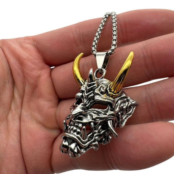 ネックレス | 黄金の角ネックレス - 開運厄除けアクセサリー【ユニセックス】