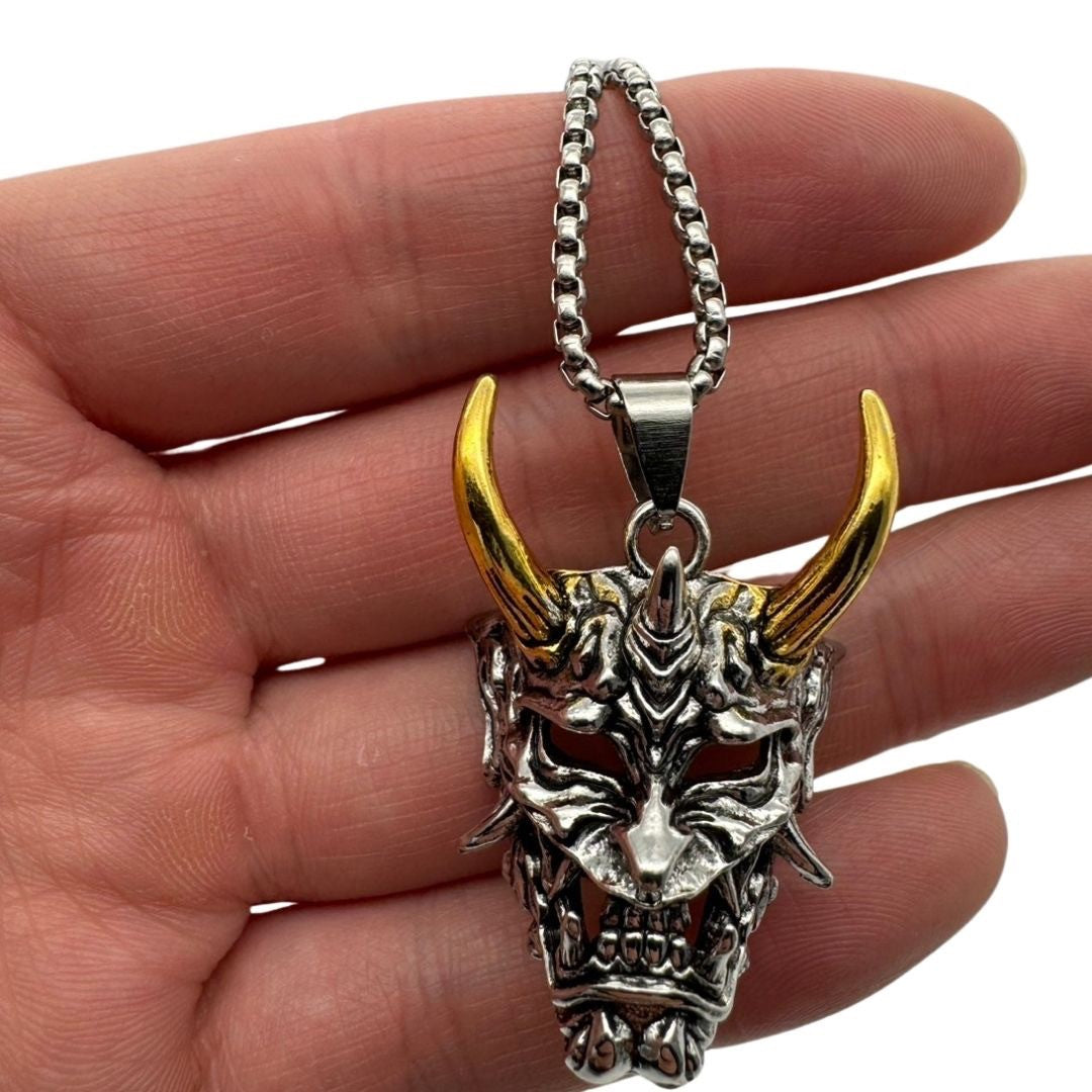 ネックレス | 黄金の角ネックレス - 開運厄除けアクセサリー【ユニセックス】