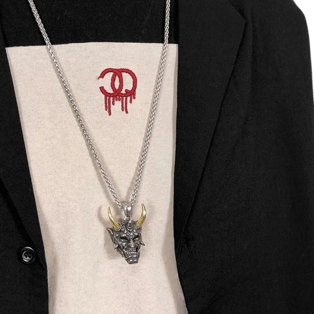 ネックレス | 黄金の角ネックレス - 開運厄除けアクセサリー【ユニセックス】