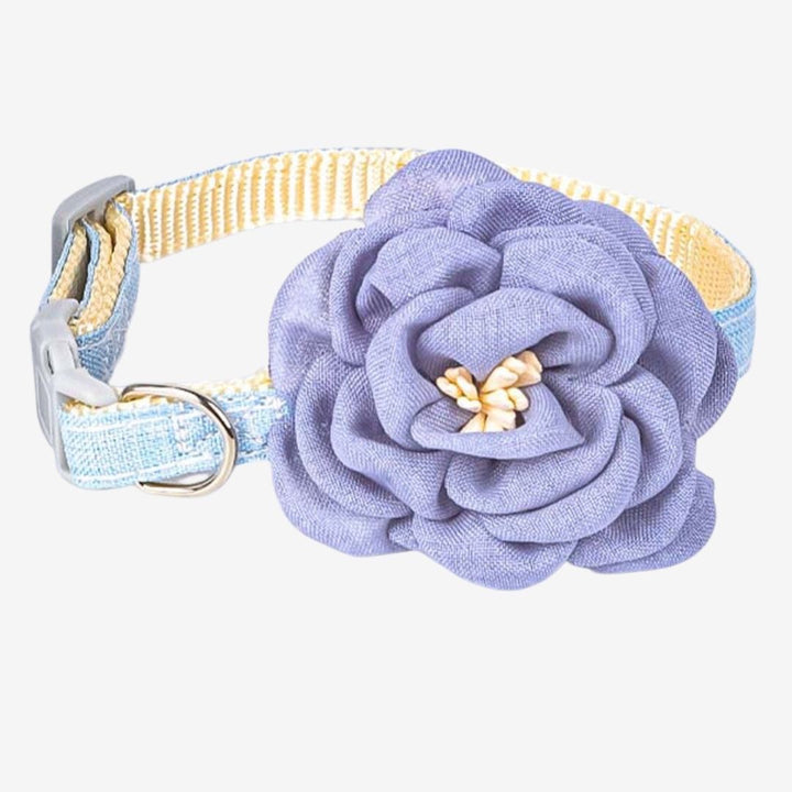 ペットグッズ | フラワープリンセス猫用首輪 - 調節可能・3カラー