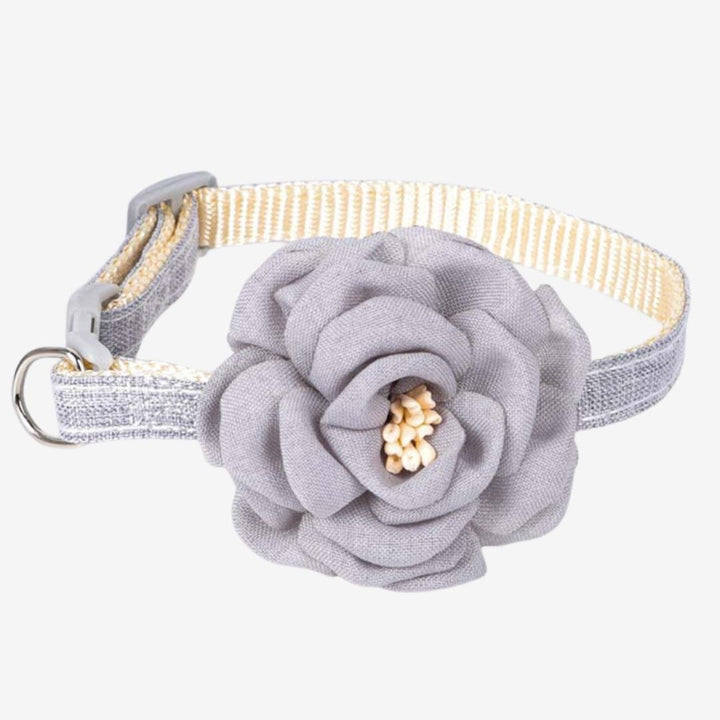 ペットグッズ | フラワープリンセス猫用首輪 - 調節可能・3カラー