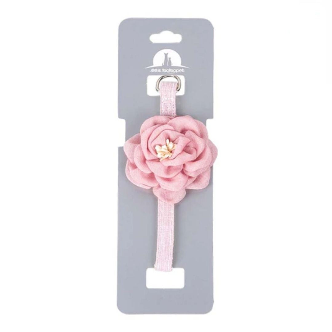 ペットグッズ | フラワープリンセス猫用首輪 - 調節可能・3カラー