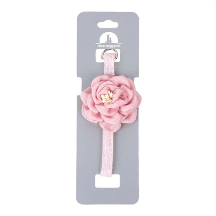 ペットグッズ | フラワープリンセス猫用首輪 - 調節可能・3カラー