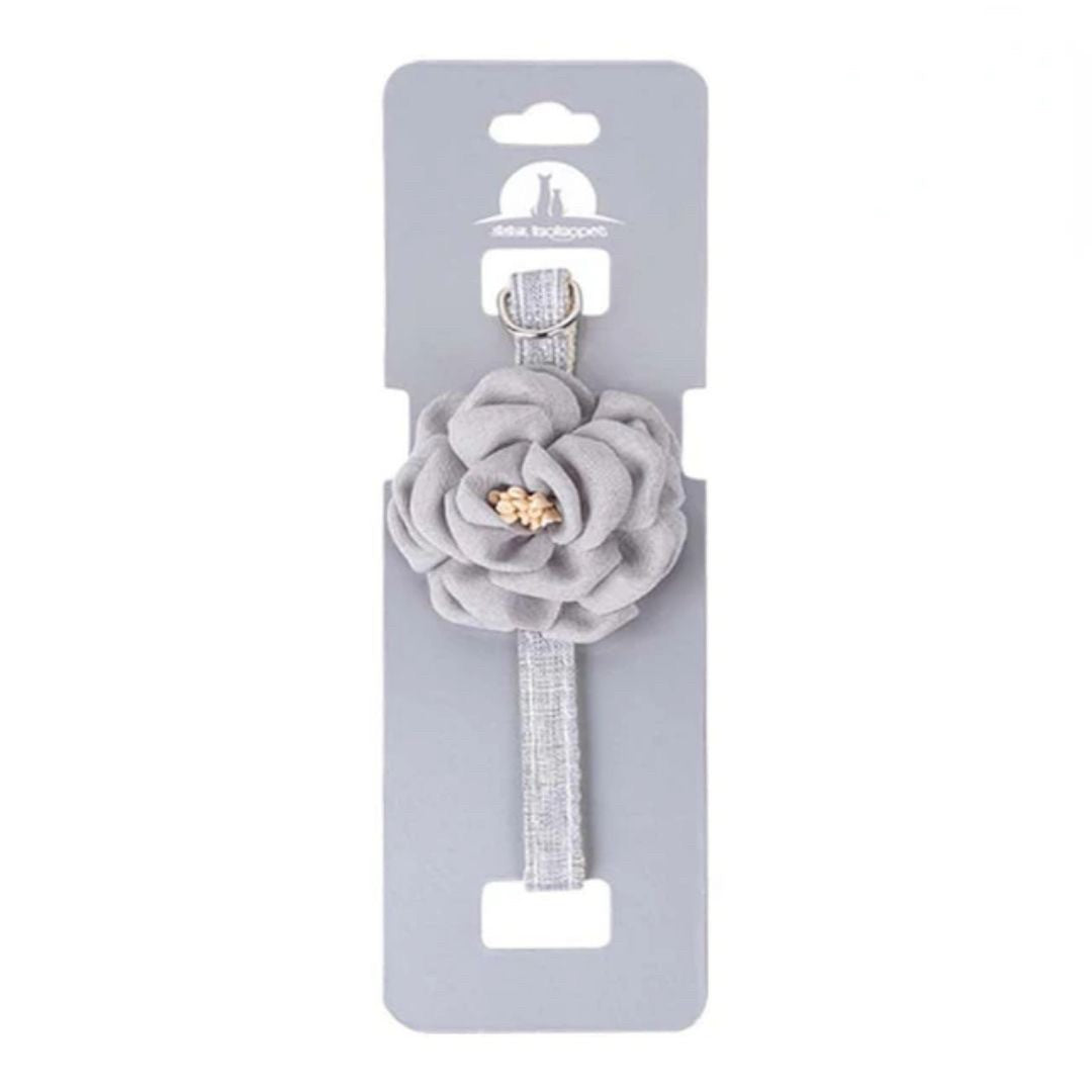 ペットグッズ | フラワープリンセス猫用首輪 - 調節可能・3カラー